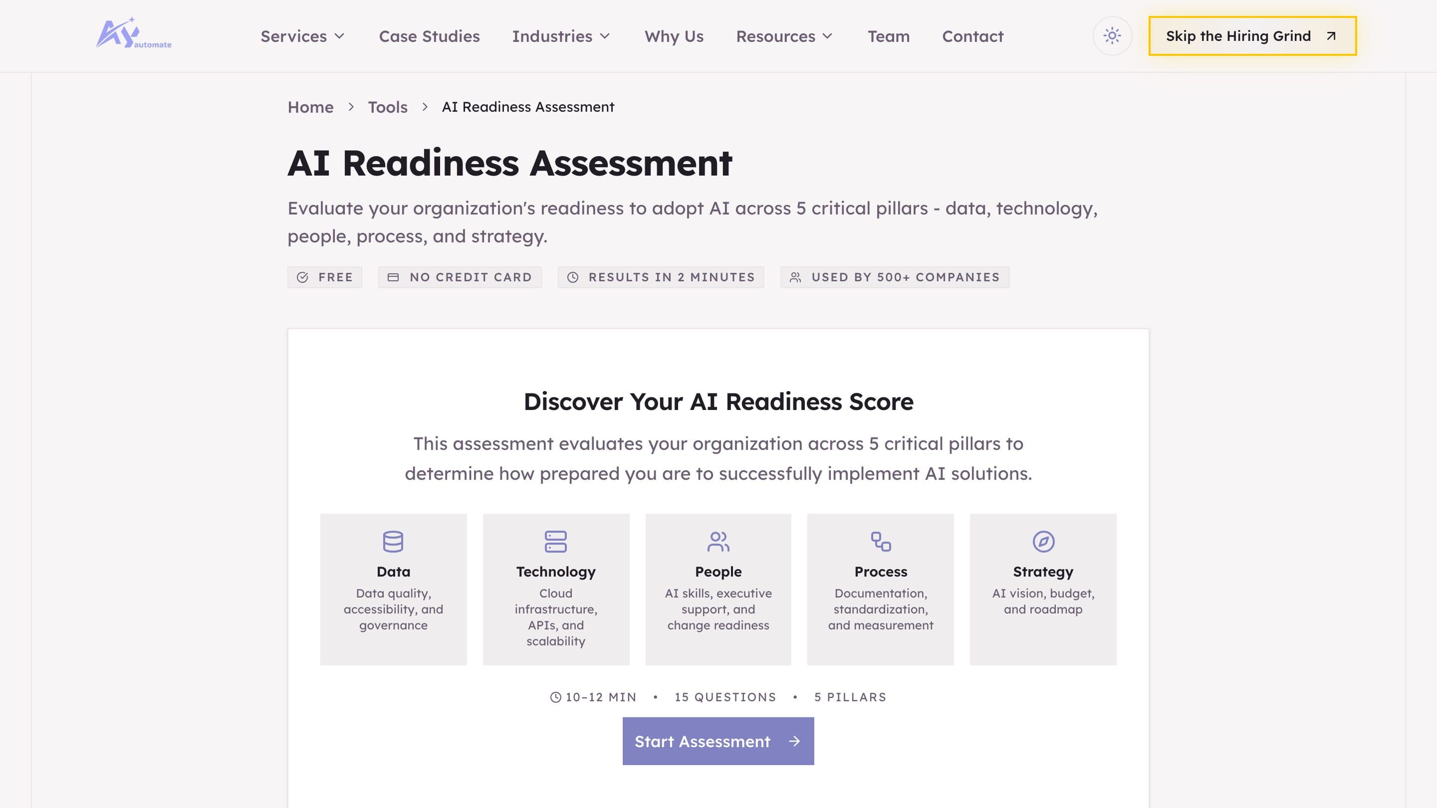 AI Readiness Assessment preview