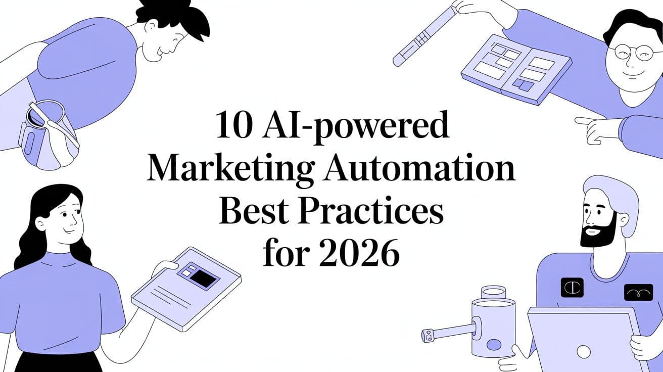 10 AI-Powered Marketing Automation Best Practices for 2026