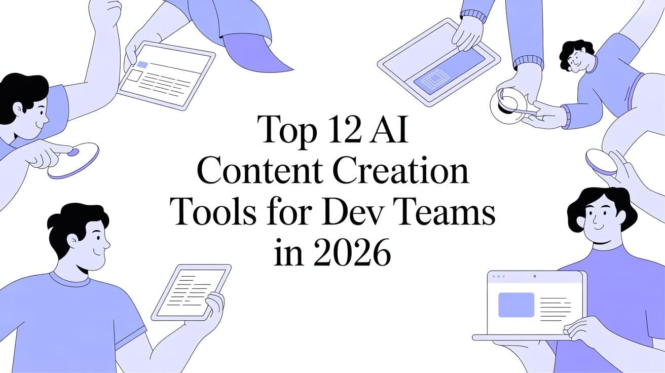 Top 12 AI Content Creation Tools for Dev Teams in 2026