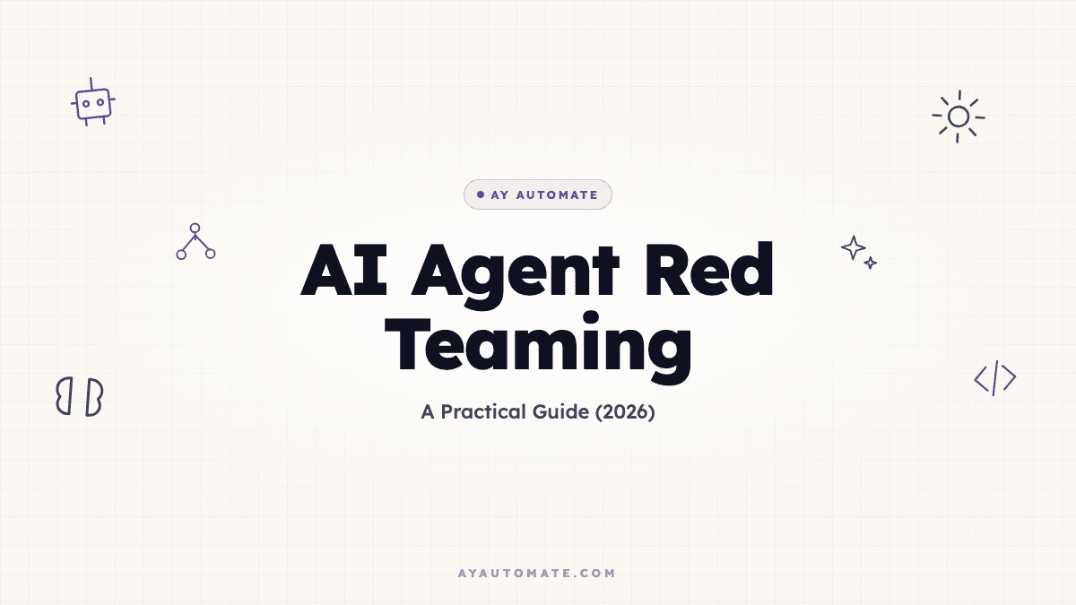AI Agent Red Teaming: A Practical Guide (2026)