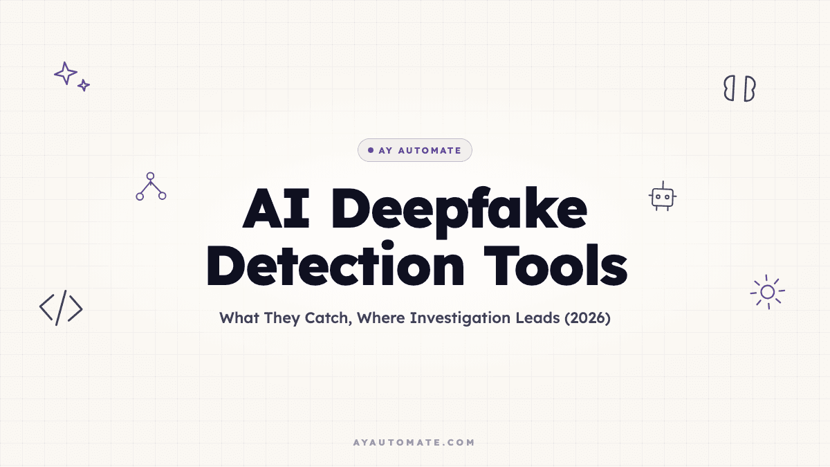 AI Deepfake Detection Tools: What They Catch, Where Investigation Leads (2026)