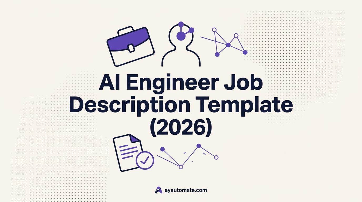 AI Engineer Job Description Template (2026): 5 Versions You Can Copy
