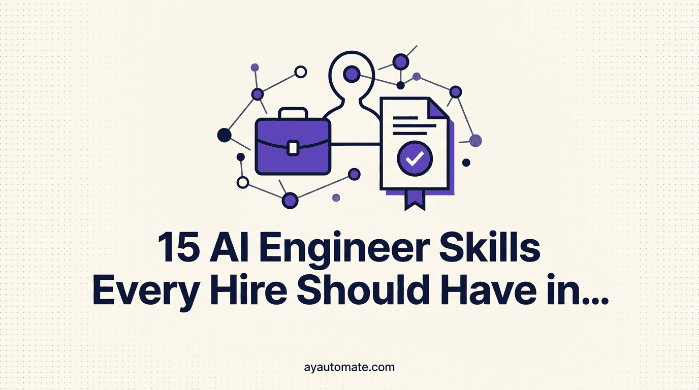15 AI Engineer Skills Every Hire Should Have in 2026