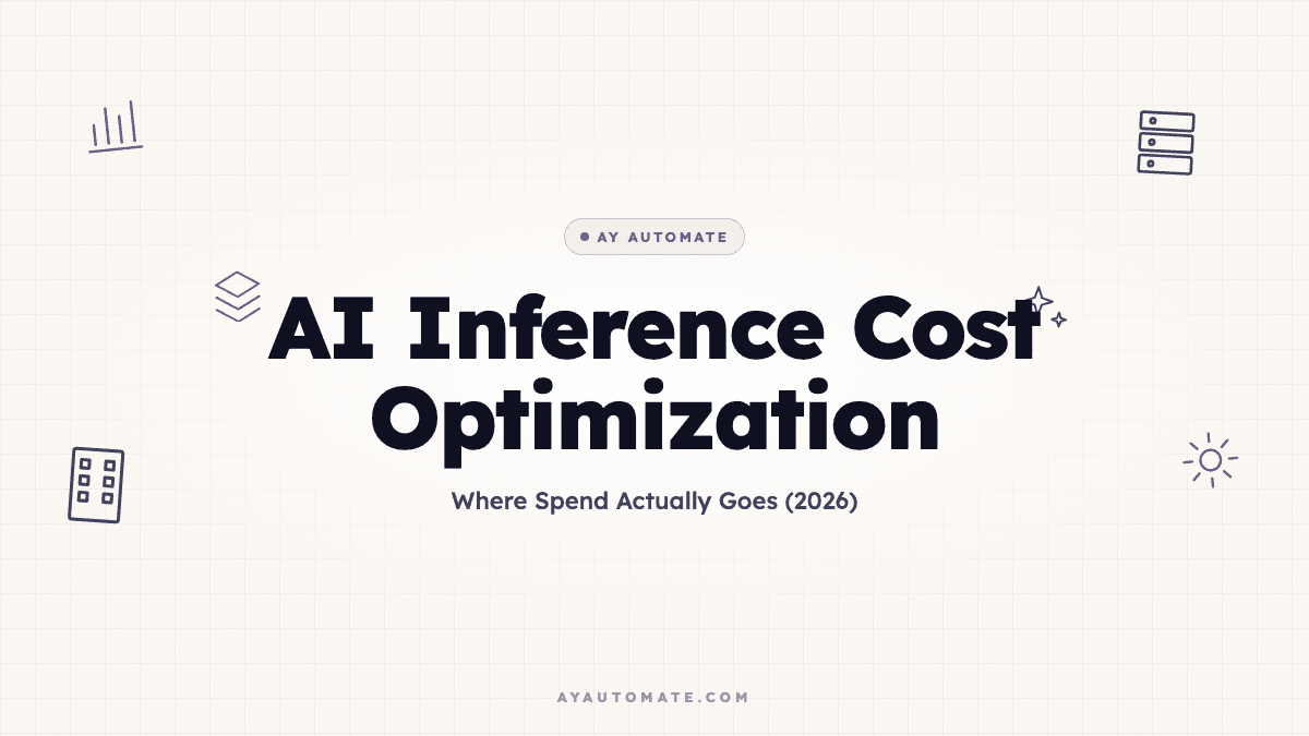 AI Inference Cost Optimization: Where Spend Actually Goes (2026)