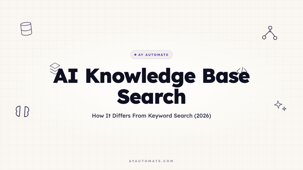 AI Knowledge Base Search: How It Differs From Keyword Search (2026)