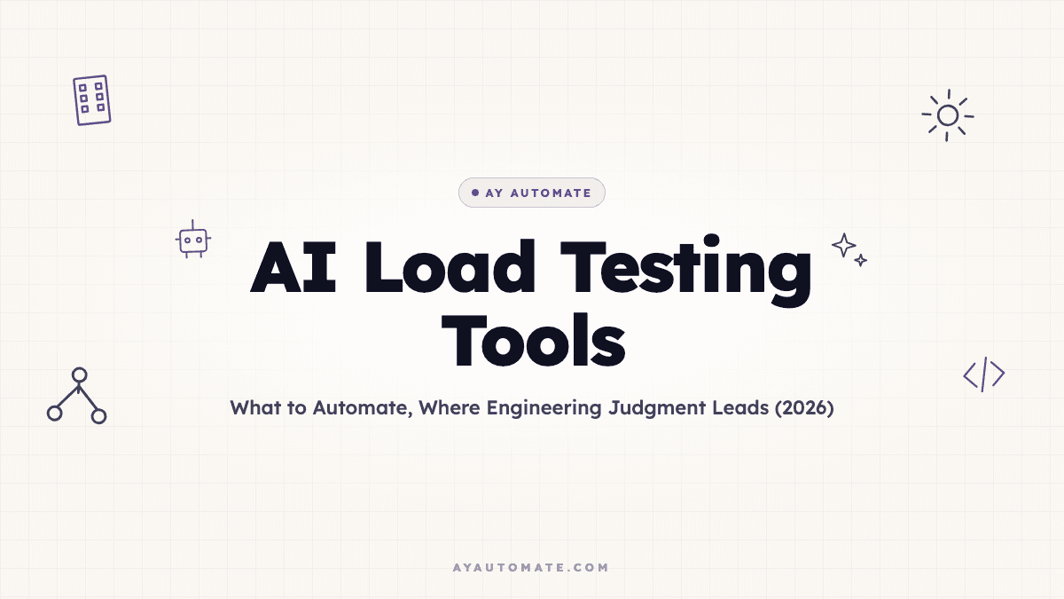 AI Load Testing Tools: What to Automate, Where Engineering Judgment Leads (2026)