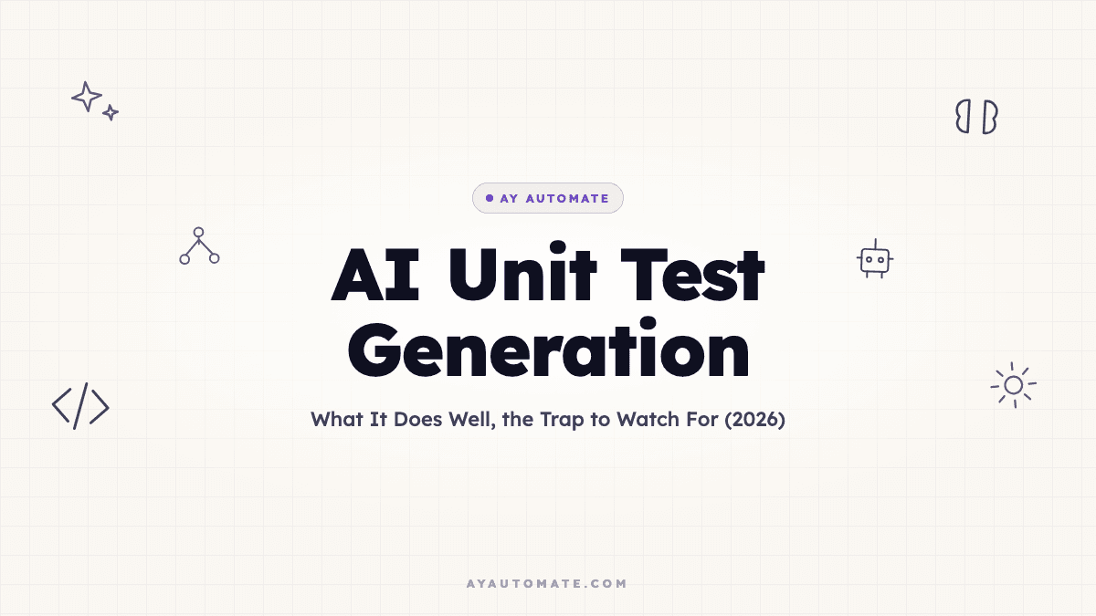 AI Unit Test Generation: What It Does Well, the Trap to Watch For (2026)