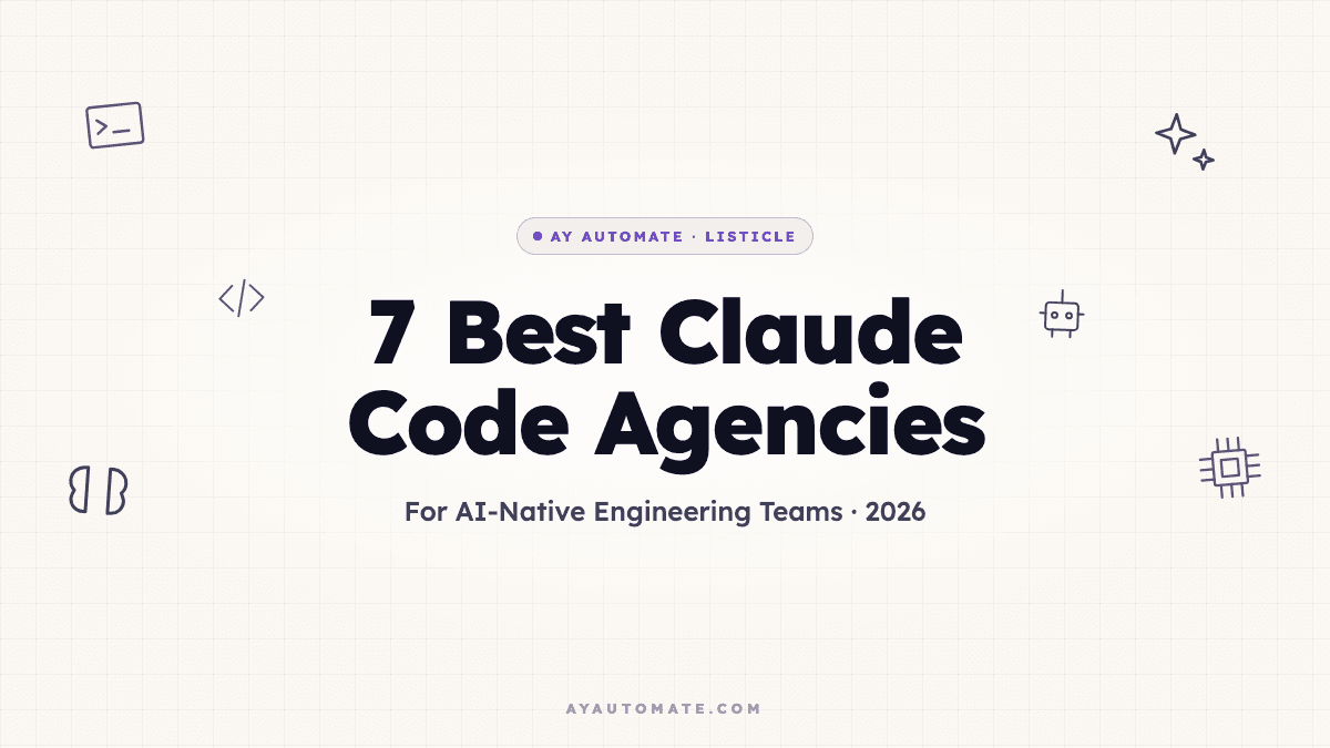7 best Claude Code agencies for AI-native engineering teams in 2026