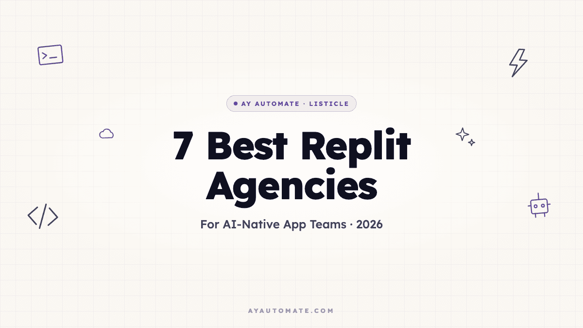 7 best Replit development agencies for AI-native app teams in 2026