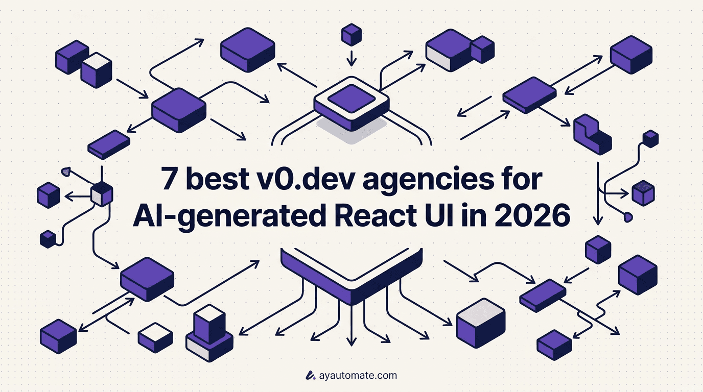 7 best v0.dev agencies for AI-generated React UI in 2026
