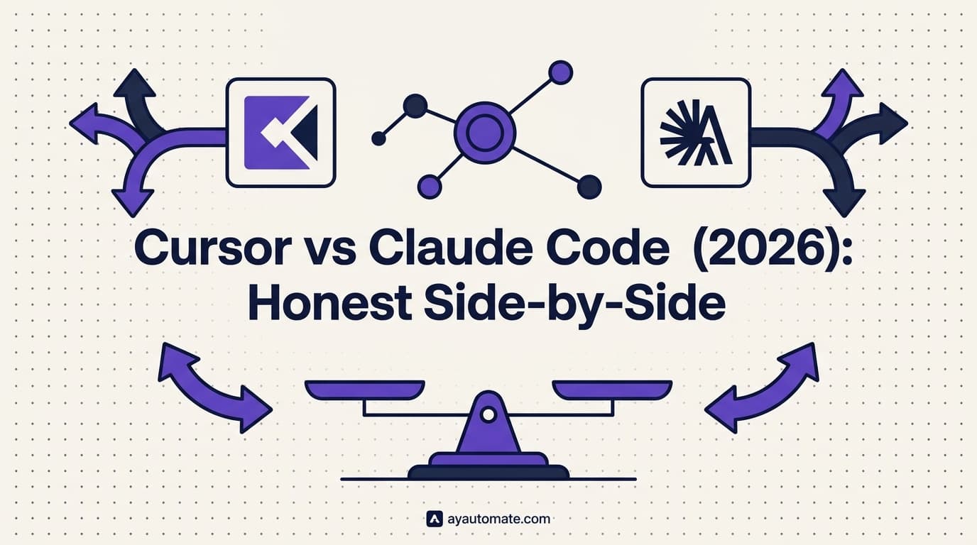 Cursor vs Claude Code (2026): Honest Side-by-Side