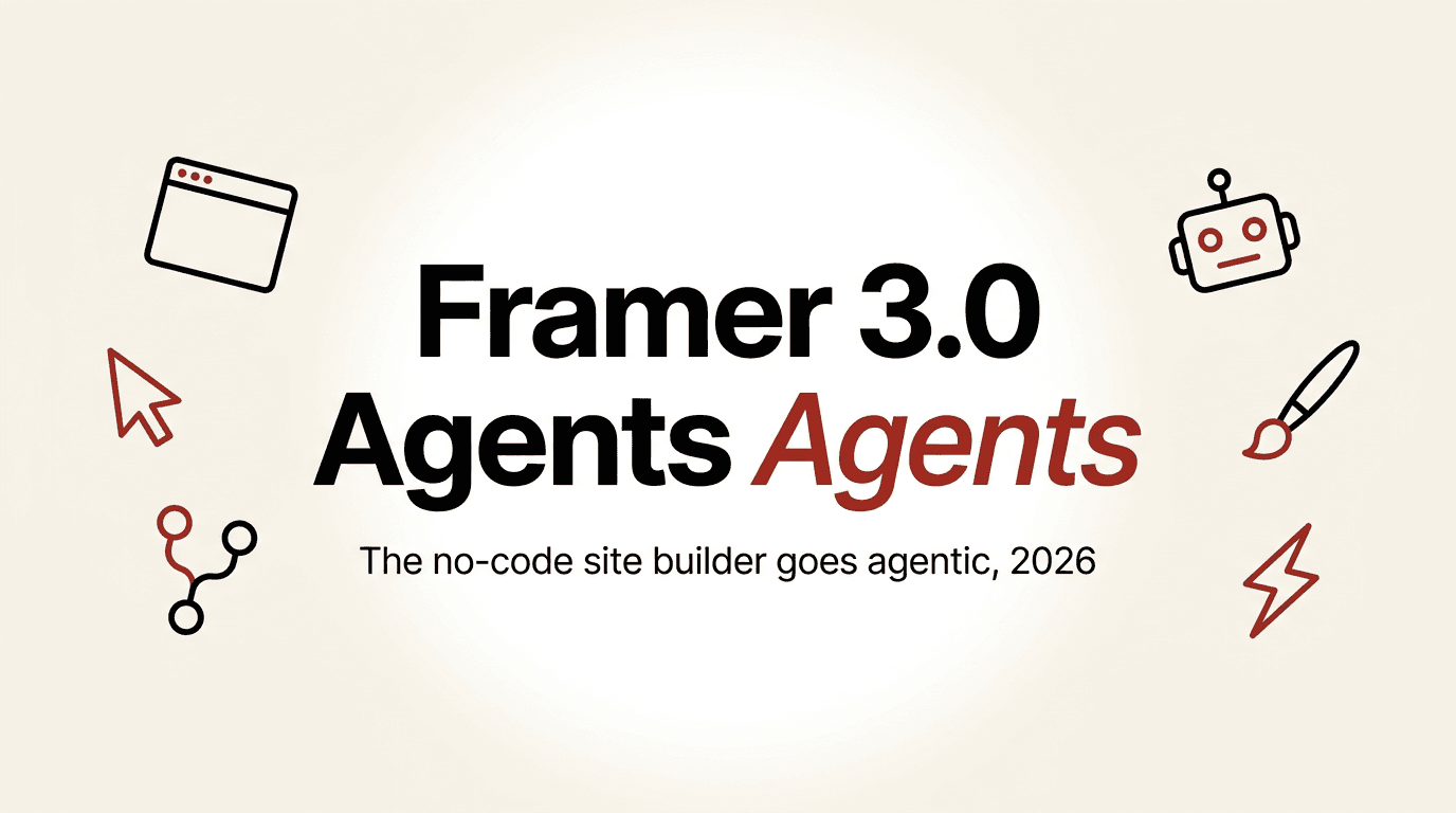 Framer 3.0 AI Agents: What Shipped and Where No-Code Agents Actually Fit