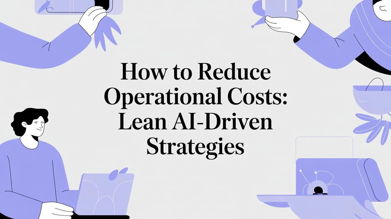 How to reduce operational costs: Lean AI-driven strategies