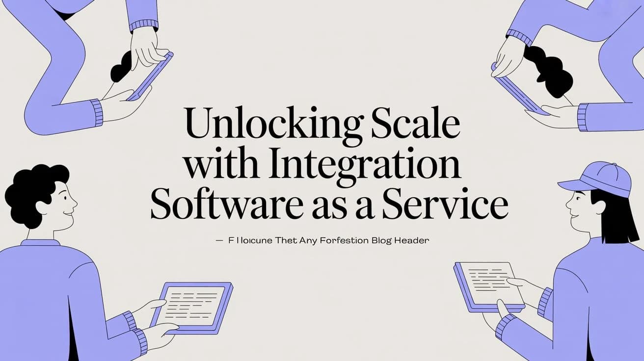 Unlocking Scale With Integration Software as a Service