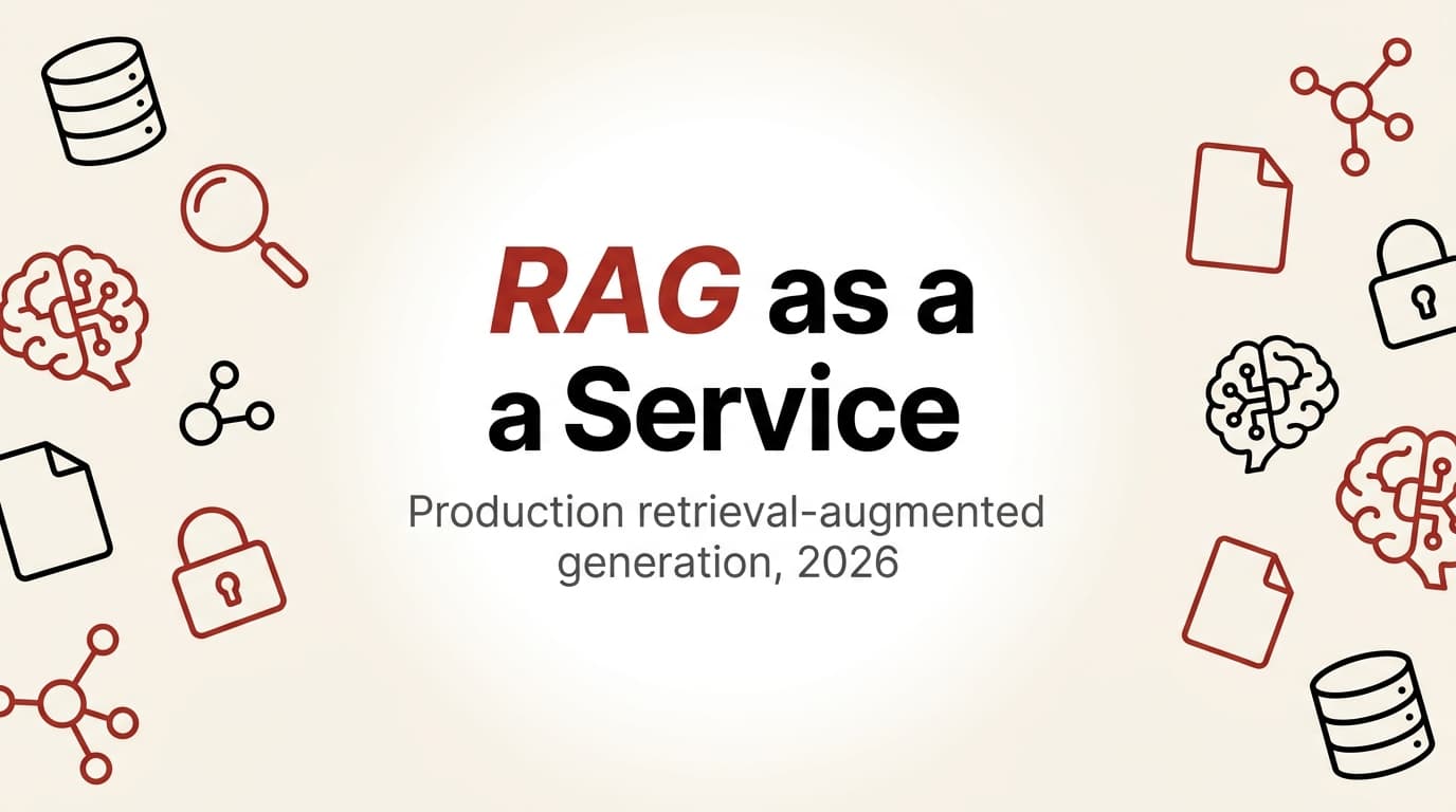 RAG as a Service: The 2026 Buyer's Guide to Managed RAG Development