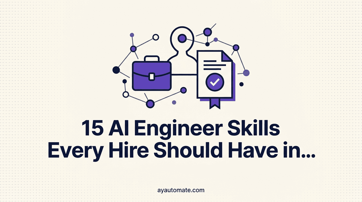 15 AI Engineer Skills Every Hire Should Have