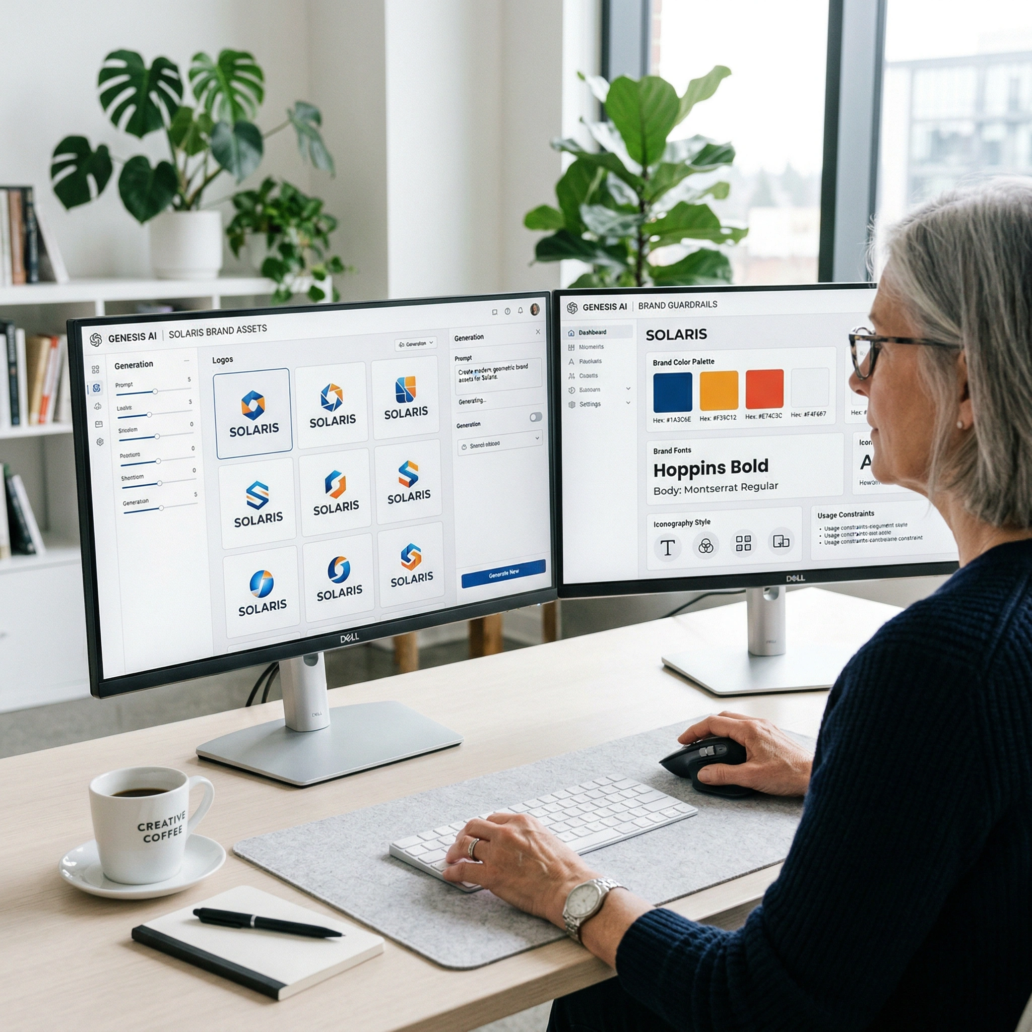 AI image generation workflow