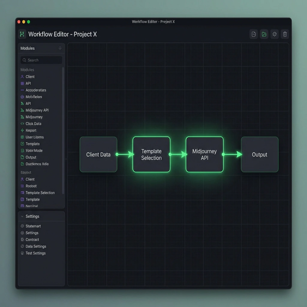 Automated design workflow software