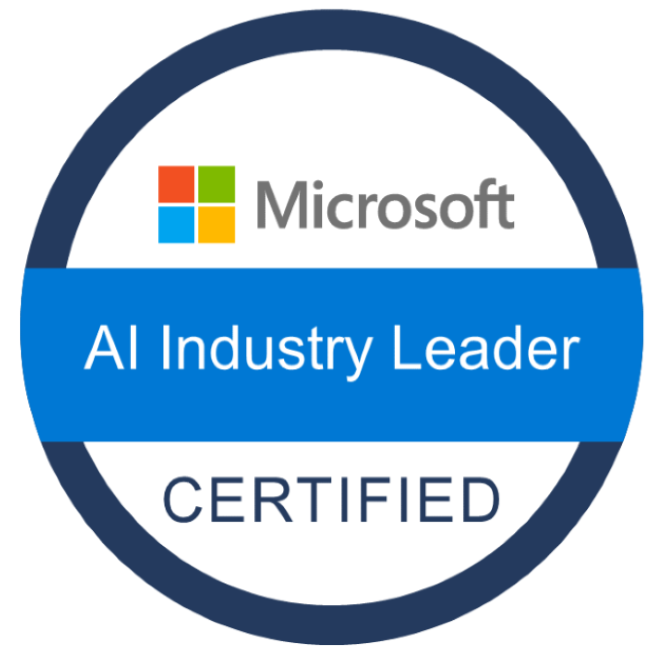AI Industry Leader Certified - Microsoft