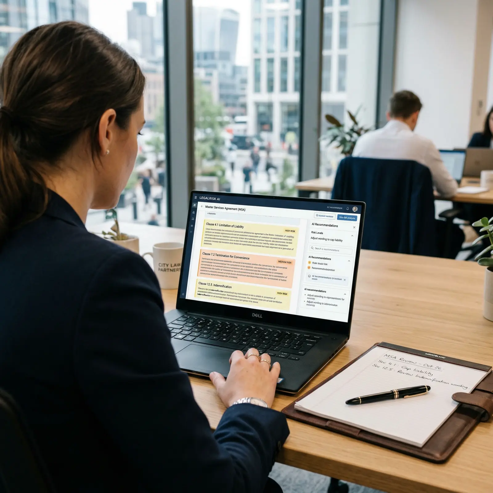 legal document automation and risk analysis software