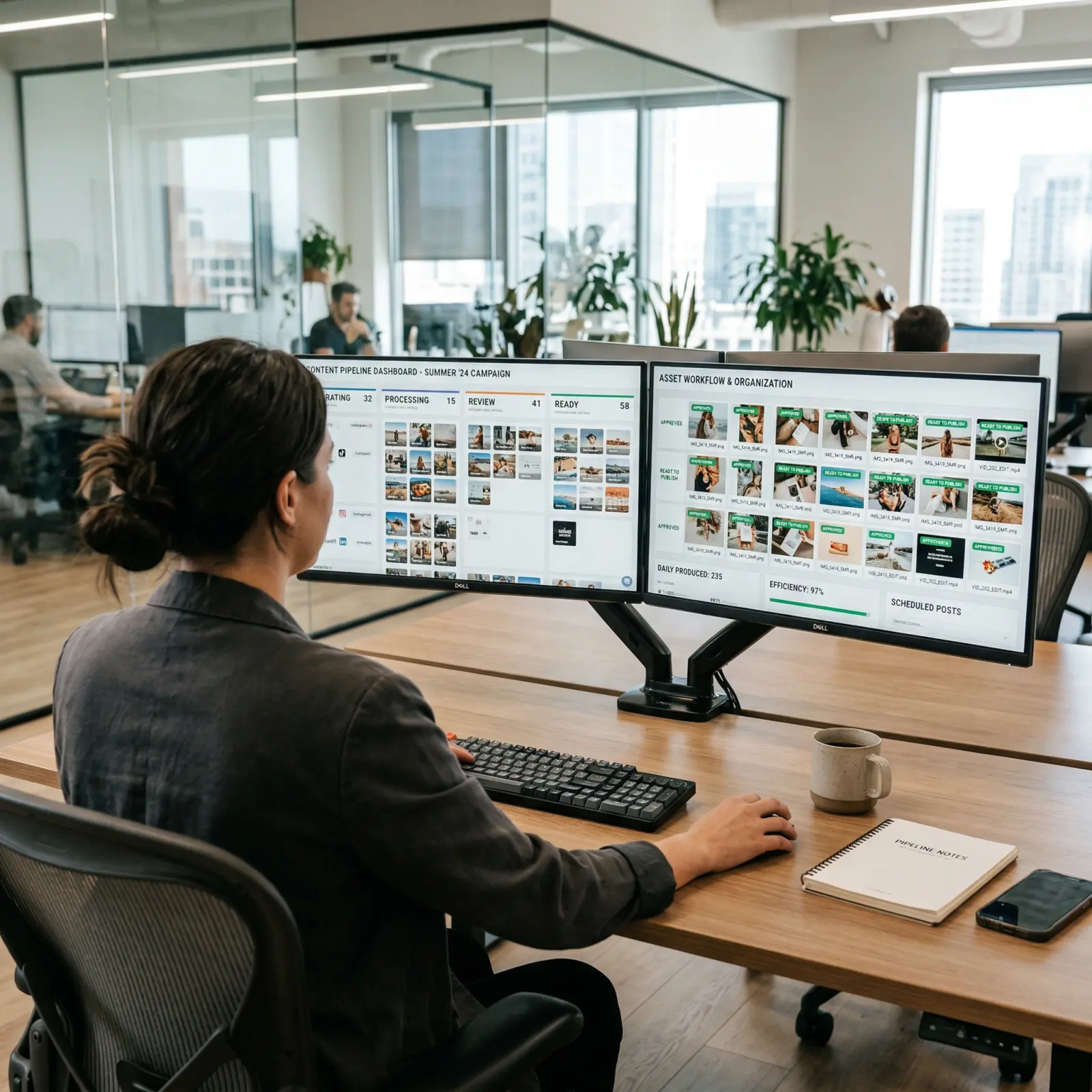 scalable content supply chain automated production