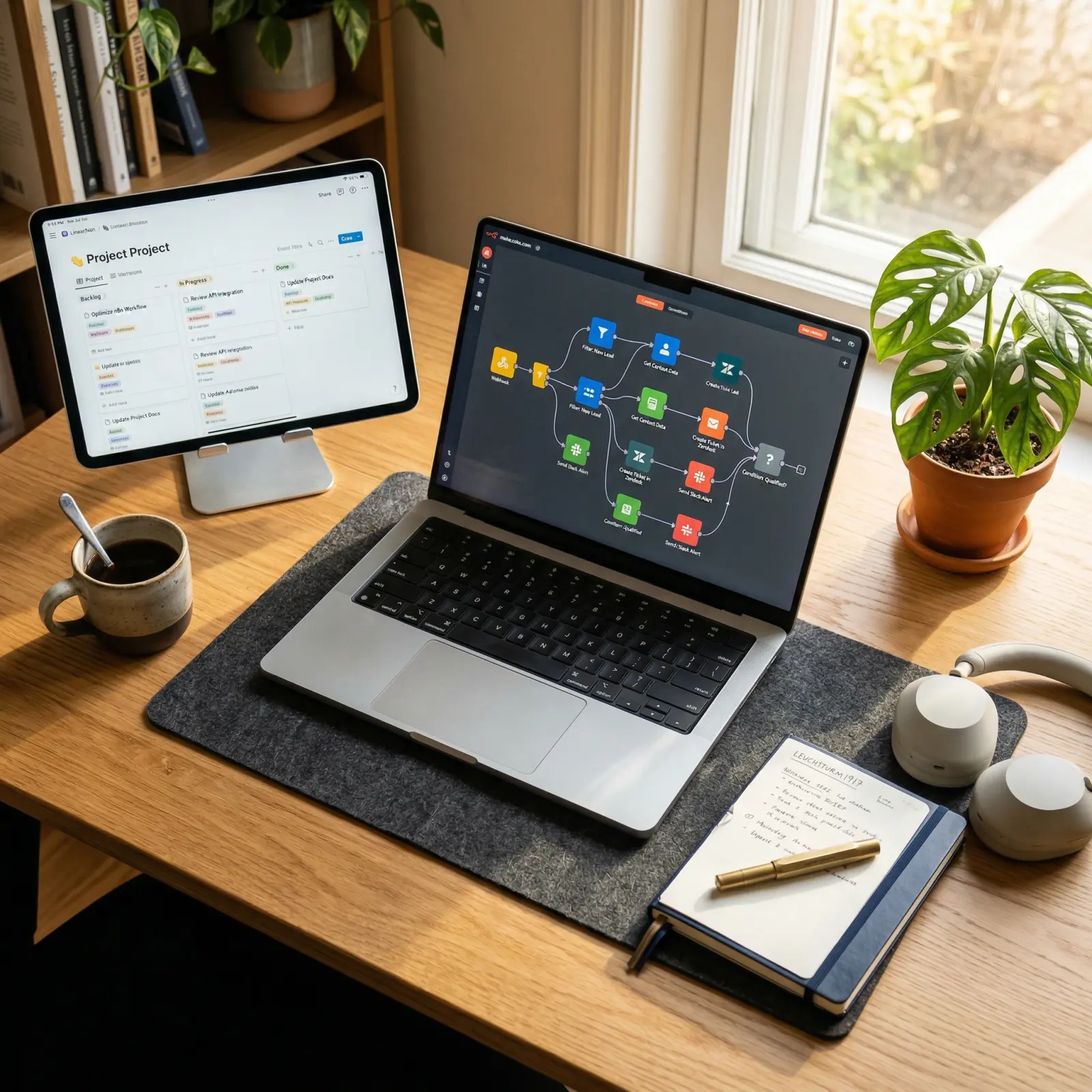 agency operating system AI make n8n integration