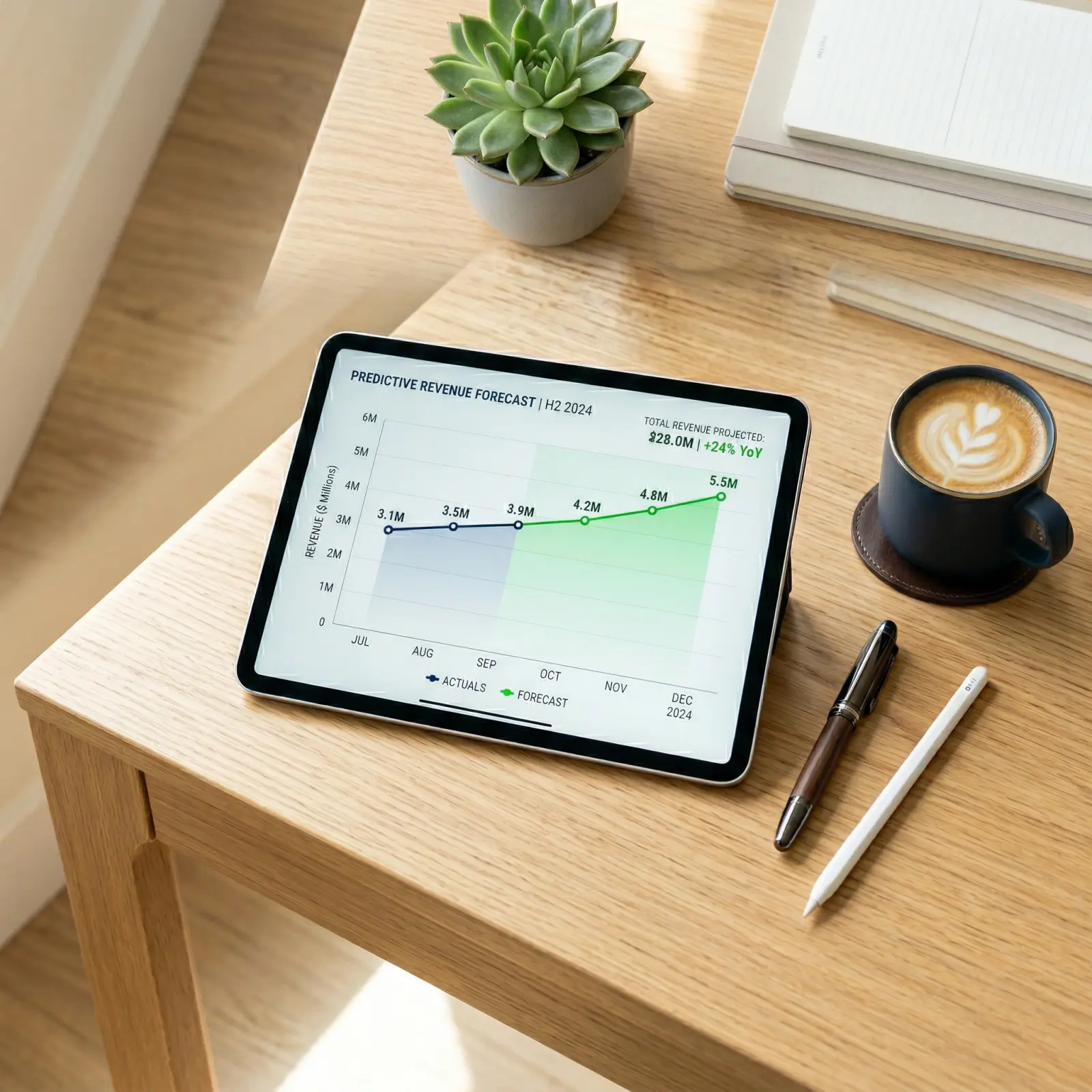 Intelligent service automation for revenue forecasting and accuracy