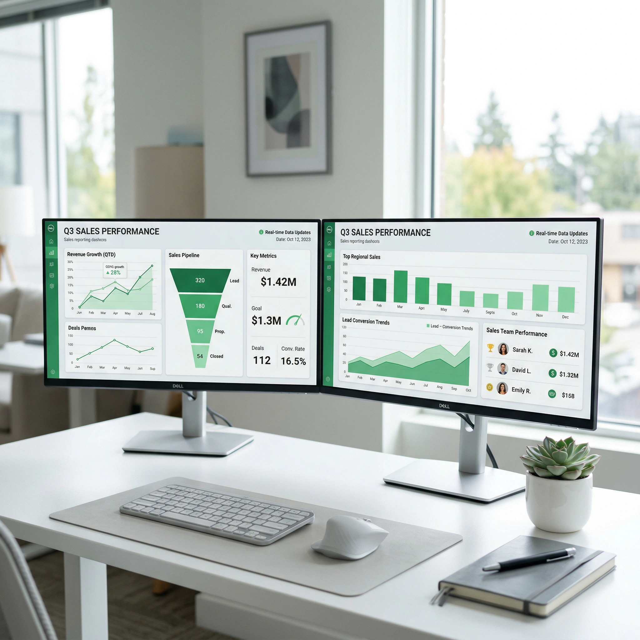 Sales operations automation and GTM reporting dashboard workflow