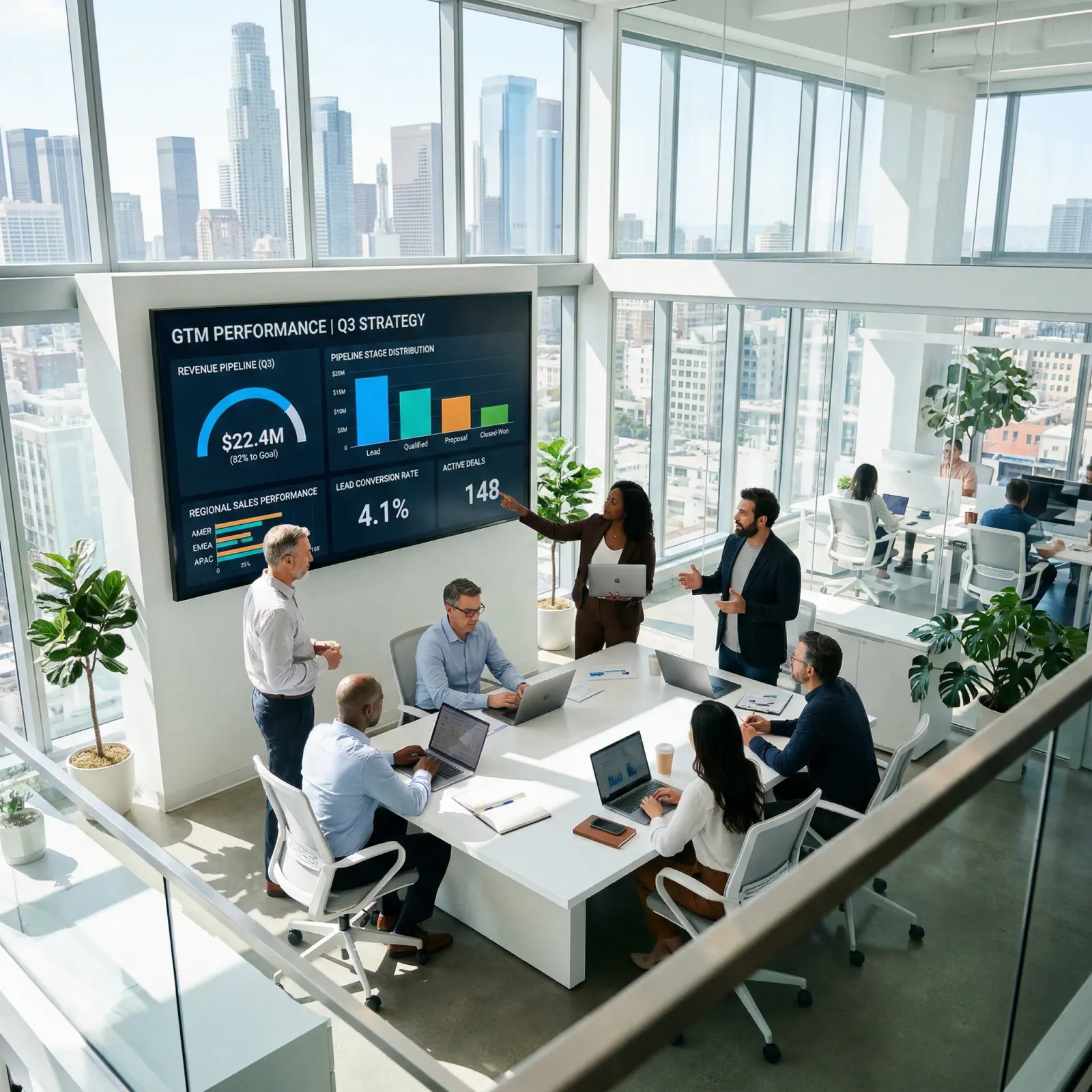 Revenue operations automation real-time command center for GTM teams