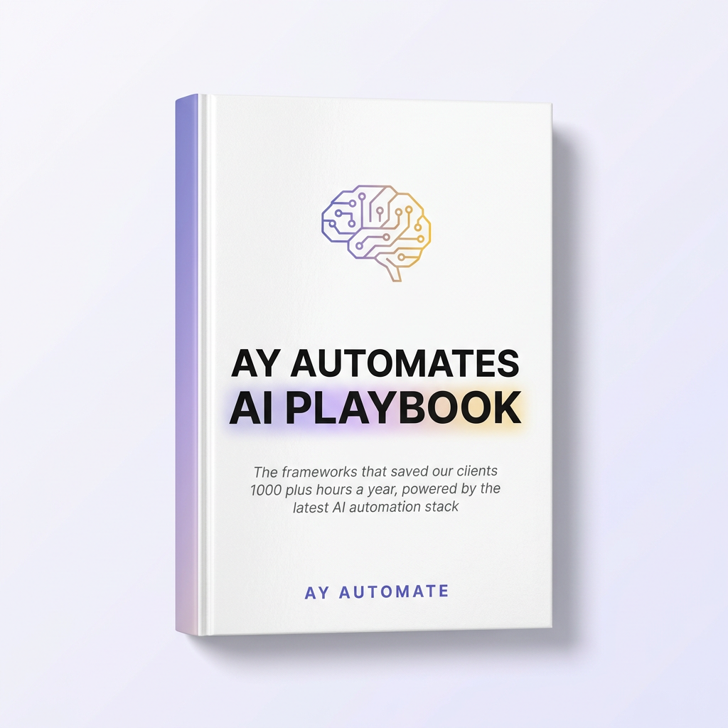 AY Automate's AI Playbook book cover